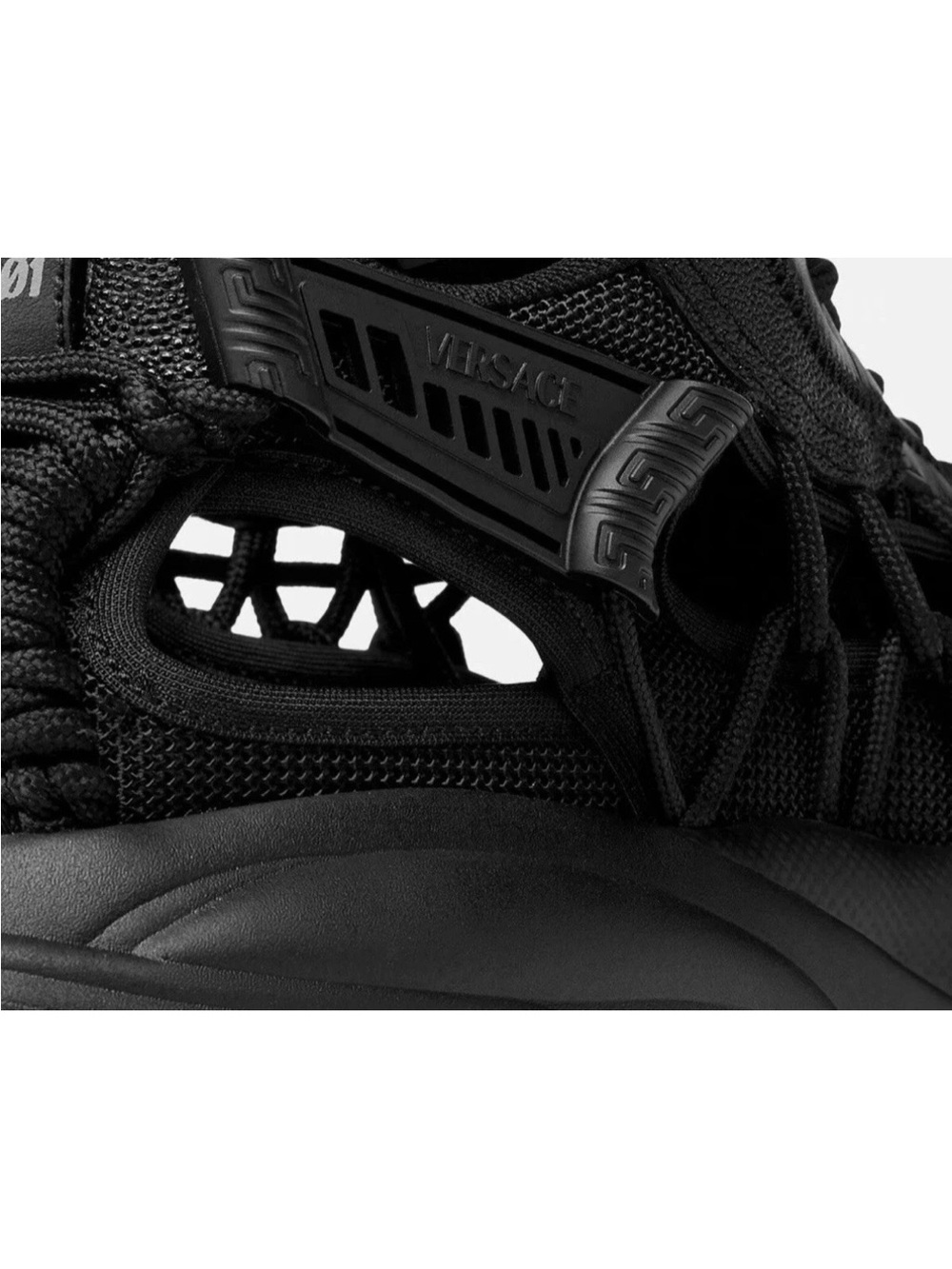 Versace Woman Black Performance Trail Sneakers SZ 40 - Picture 6 of 10